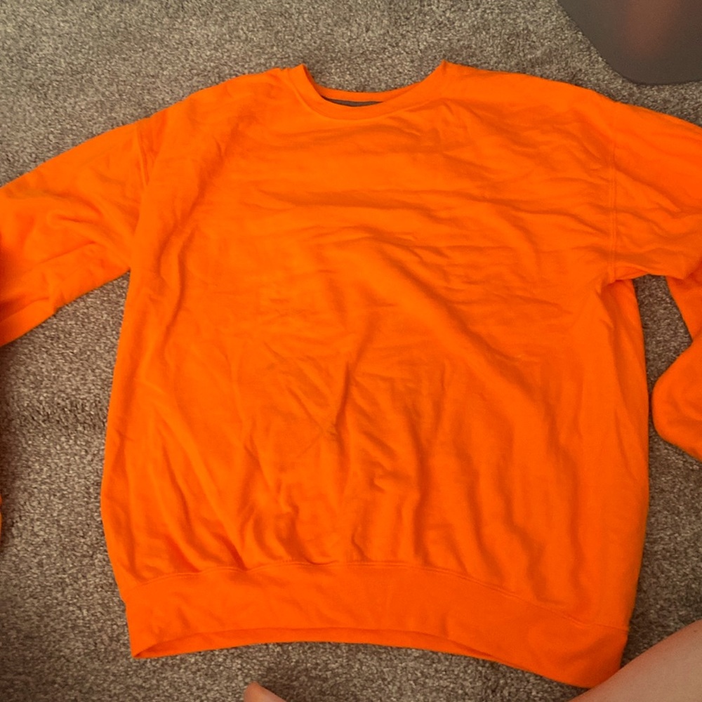 Sweater large traffic orange